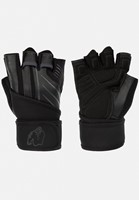 Gorilla Wear Dallas Wrist Wrap Handschoenen 2.0 - Zwart/Grijs - 3XL