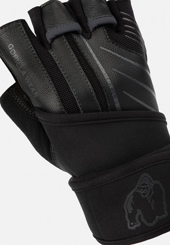 Gorilla Wear Dallas Wrist Wrap Handschoenen 2.0 - Zwart/Grijs-2