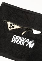 Gorilla Wear Zip Pocket Serviette - Noir-3
