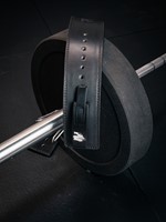 Gorilla Wear Halterriem - 4 Inch Carbon Leren Lever Belt - Zwart-2