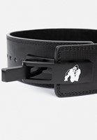 Gorilla Wear Halterriem - 4 Inch Carbon Leren Lever Belt - Zwart-3