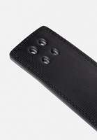 4 Inch Carbon Leren Lever Belt - sluiting