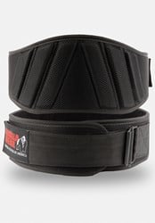 Gorilla Wear Lifting Belt 6 Inch Padded Mesh - Zwart