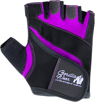 Gorilla Wear Womens Fitness Gloves - Fitness Handschoenen - Zwart/Paars - L