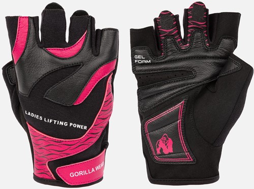 Gorilla Wear Dames Fitness Handschoenen 2.0 - Zwart/Roze