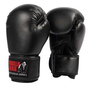 Gorilla Wear Mosby Bokshandschoenen - Zwart - 18 Oz
