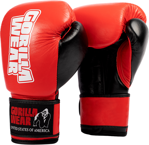 Gorilla Wear Ashton Pro Bokshandschoenen - Rood/Zwart
