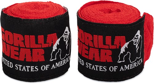 Gorilla Wear Boksbandages - Rood