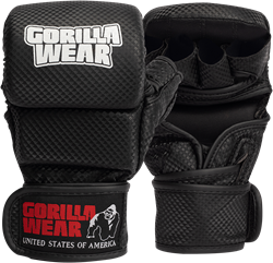 Gorilla Wear Ely MMA Bokshandschoenen - Zwart/Wit