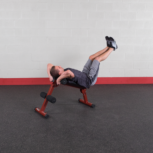 BodySolid (Best Fitness) Ab Board Rood Fitwinkel.be