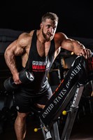 gorilla wear functional gym towel black/red