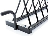 Muscle Power Opbergrek - voor 8 Bumper Plates - Zwart - Schijvenstandaard-3