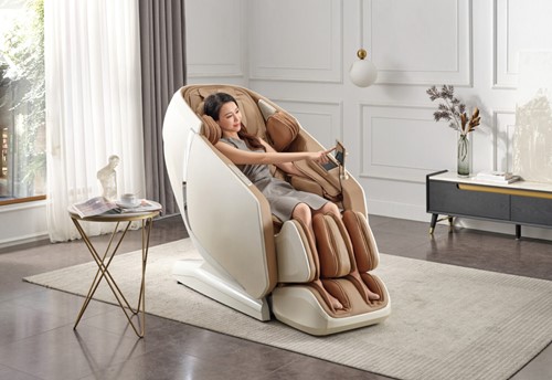 TotalSeat Massagestoel Capitana - Beige-3