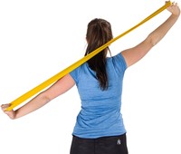 VirtuFit Pro Power Band - Weerstandskabel - Fitness Elastiek - Medium - Geel