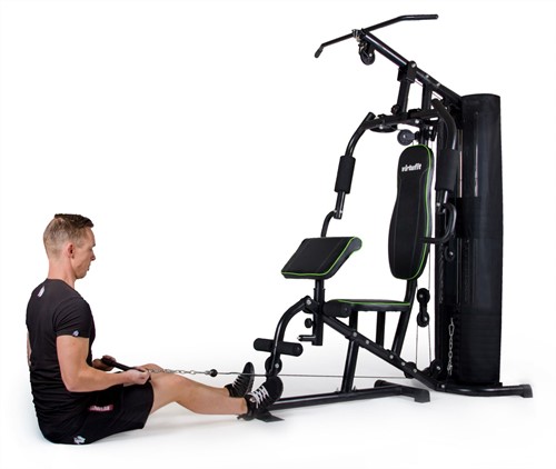 VirtuFit Krachtstation Homegym roei oefening 