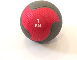 Muscle Power Médecine ball en caoutchouc - 1 kg