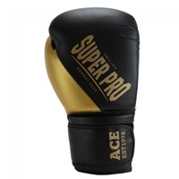 Super Pro Combat Gear Ace (Kick)Bokshandschoenen - Zwart/Goud-2