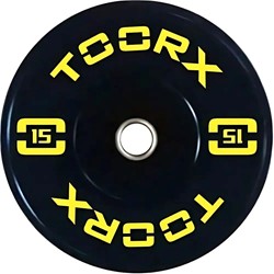 Toorx Fitness Bumper Plate - Olympische Halterschijf - 15 kg