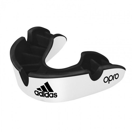 Adidas Gebitsbeschermer Opro Gen4 - Silver Edition - Zwart/Wit