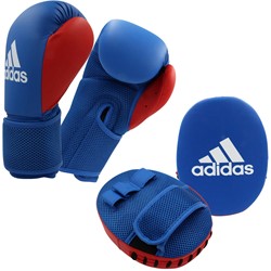 Adidas Kit de Boxe Enfant 2 - Bleu/Rouge - 8 oz