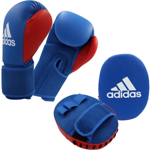 Adidas Kit de Boxe Enfant 2 - Bleu/Rouge - 8 oz