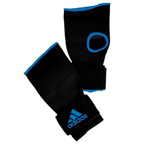 Adidas Gevoerde Binnenhandschoen met Bandage - Zwart/Blauw - M