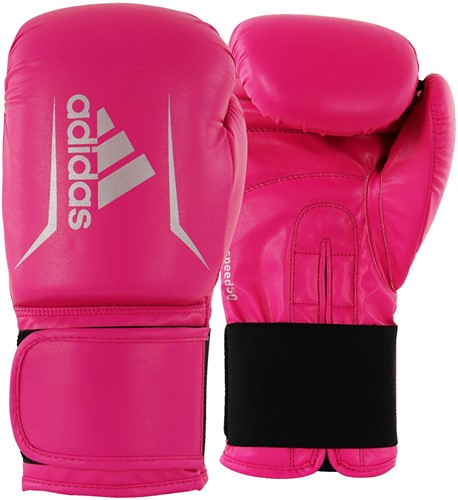 Adidas Speed 50 (Kick)Bokshandschoenen - Roze/Zilver