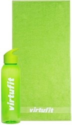 VirtuFit Kit Serviette et Bouteille d'Eau - Vert