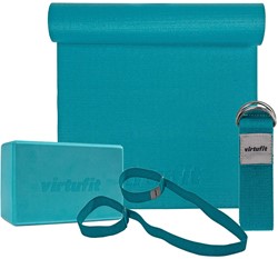 VirtuFit Premium Yoga Set - 4-Piece - Ocean Green