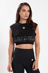 Gorilla Wear Albion Oversized Crop Top - Zwart
