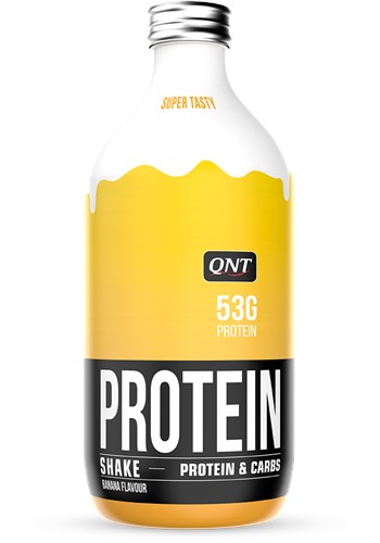 QNT Protein Shake - Eiwit Shake - 12 x 500 ml -  Banana