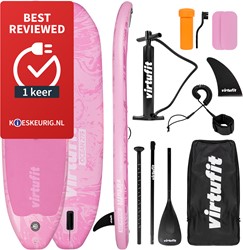 VirtuFit Supboard Ocean 275 - Rose - Avec accessoires et sac de transport - Deuxième Chance