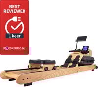 VirtuFit Elite Water Resistance Houten Roeitrainer - Hout/Oak