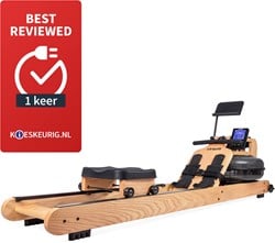 VirtuFit Rameur Elite Water Resistance - Bois/chêne