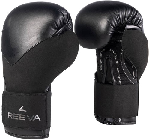 Reeva Bokshandschoenen - Leer - Zwart