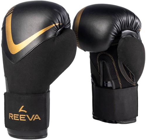 Reeva Bokshandschoenen - Leer - Goud