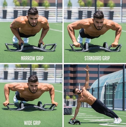 Bosu Helm / Push-Up Bar - grip
