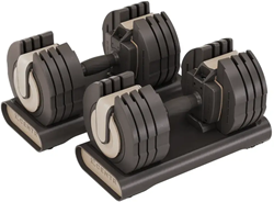 Centr Smart Stack 50 Verstelbare Dumbbell Set - 2,3 kg tot 22,5 kg