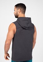Gorilla Wear Chico T-shirt sans Manches avec Capuche - Gris Fonc&eacute;-2
