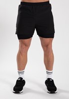 Gorilla Wear Cortez 2-in-1 Shorts - Zwart-3