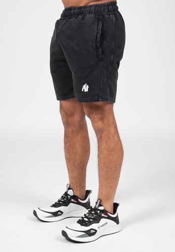 Gorilla Wear Curtis Sweat Shorts - Washed Grijs