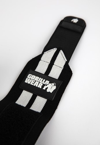 Gorilla Wear Elbow Wraps - Zwart/Wit - 150 cm-3
