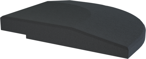 Flow Fitness Profil d'angle dalle en caoutchouc - 20 x 20 x 2 cm-2