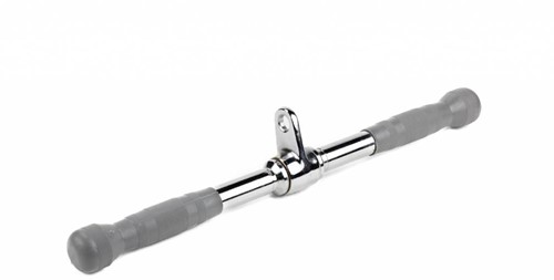 Lifemaxx Triceps Straight Bar PU Grip - Grijs
