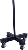 Lifemaxx Crossmaxx Bumper Plate Stacker op Wielen - Schijvenstandaard-2