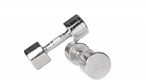 Lifemaxx Chroom Dumbbellset - 2 x 10 kg