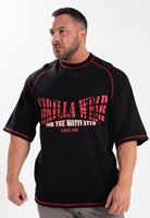 Gorilla Wear Finley Oversized T-shirt - Zwart/Rood - L