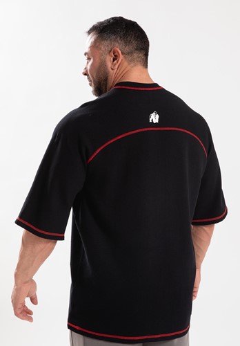 Gorilla Wear Finley Oversized T-shirt - Zwart/Rood-2