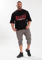 Gorilla Wear Finley Oversized T-shirt - Zwart/Rood-3