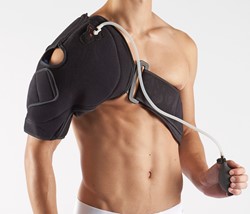 CoolComp Pack Glace et Compression pour l'épaule - Thérapie par le froid & Compression